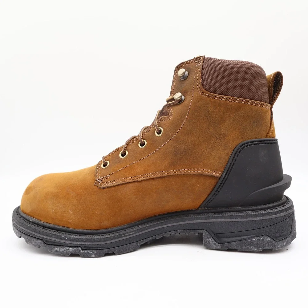 Carhartt Ironwood Work Boots Mens 9.5 M Brown Leather Alloy Toe Waterproof NWT